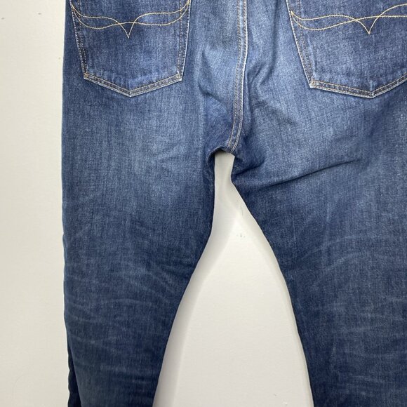 Polo Ralph Lauren Hampton Relaxed Straight Jeans Mens 32x32 Denim Dark Wash - Picture 7 of 11